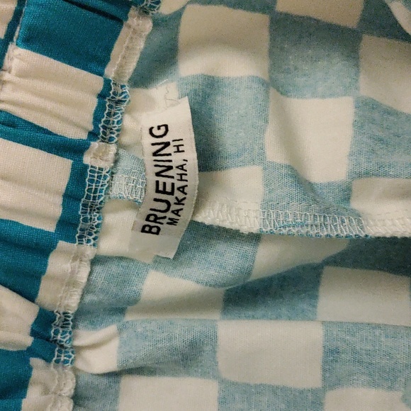 NWOT Women's Bruening Label Shorts Color Jade Size - Picture 3 of 6